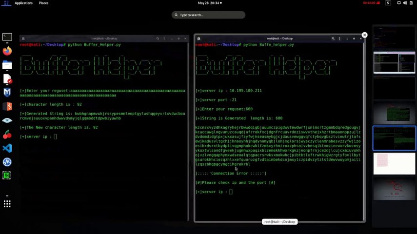 Buffer_Helper /Buffer overflow windows FTP Server - YouTube