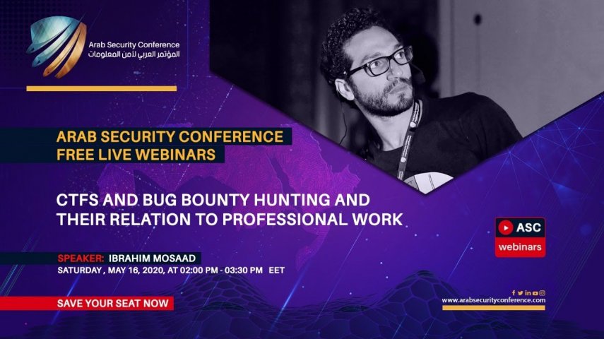 CTFs and Bug Bounty Hunting and Their Relation To Professional Work - Ibrahim Mosaad