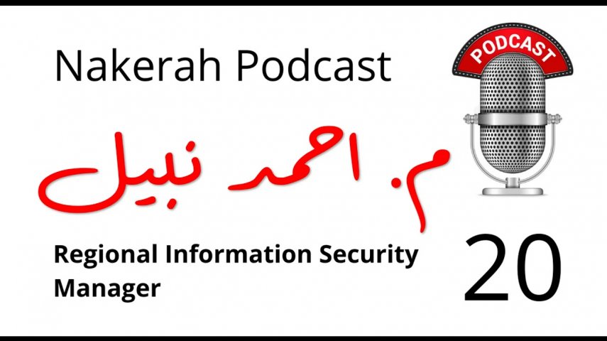 20 Ahmed Nabil – Regional Information Security Manager